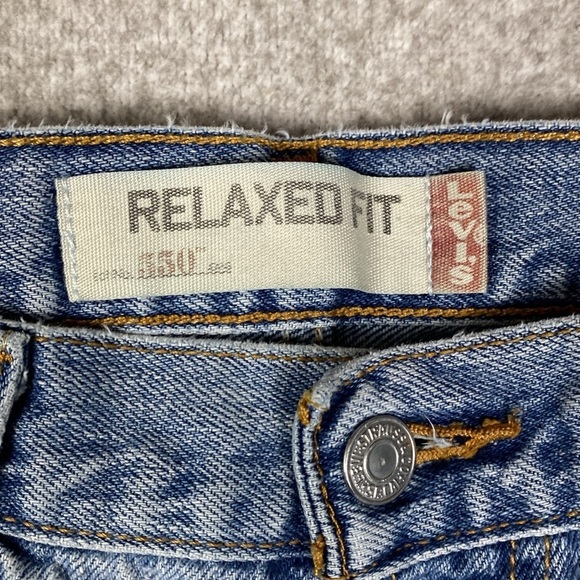 Levi’s vintage 550 relaxed fit thrashed 33x32 baggy grunge tapered leg - Picture 3 of 16